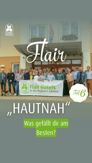Heute berichten Flair Hoteliers, was sie an der Kooperation besonders schätzen – direkt aus dem Alltag, ehrlich und authentisch.  👌 Dabei wird schnell klar: Eine Mitgliedschaft bei Flair bringt zahlreiche ganz konkrete Vorteile mit sich:  💸 Probejahr bei Flair – nur 50 % des regulären Jahresbeitrags
🤝 Offener, wertschätzender Austausch unter Kolleginnen und Kollegen – ganz ohne Konkurrenzdenken
🛍️ Der Flair Shop: gebrandete Produkte im einheitlichen CI, gebündelt an einem Ort und ohne zusätzlichen Organisationsaufwand
🤝 Attraktive Firmenpartner-Deals mit echten Preisvorteilen – erlebbar u. a. auf der Hausmesse im Rahmen unserer Tagungen
📣 Marketing & Unterstützung in der gesamten DACH-Region für spürbar mehr Sichtbarkeit
📖 Jährliche Gestaltung und Abwicklung des Magalogs inklusive – hochwertige Präsentation für jedes Mitgliedshaus
💶 Faire Mitgliedsbeiträge – rund 50 % günstiger als bei vergleichbaren Kooperationen  Du führst ein Hotel und wünschst dir genau diese Mischung aus Austausch, Unterstützung und wirtschaftlichem Mehrwert?
Dann lohnt sich ein Blick hinter die Kulissen von Flair – vielleicht ist das der nächste logische Schritt für dein Haus.  👇 Schreib einfach „FLAIR“ in die Kommentare und wir schicken dir unverbindlich alle Infos zur Mitgliedschaft.  #flairhotels #hotelkooperation #hoteliersnetzwerk #indenregionenzuhause #FLAIRaufInsta